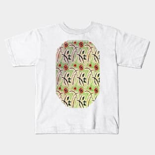 Flower Swirl Pattern Day Kids T-Shirt